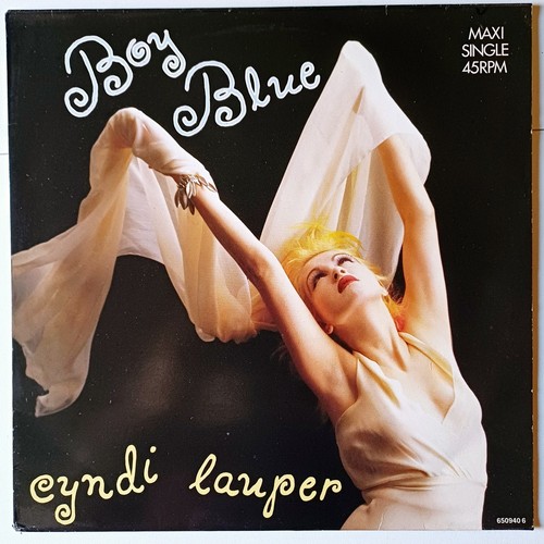 Cyndi Lauper "Boy Blue", Vinyl MAXI 45t, 1987 TBE Rare