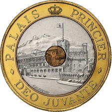 [#134871] Monaco, Rainier III, 20 Francs, Palais princier, 1995, MDP, Série, BU