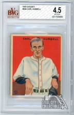 Carl Hubbell 1933 Goudey Card #234 BVG 4.5 VG-EX+