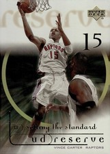 2000-01 UD Reserve #SS2 Vince Carter Setting the Standard
