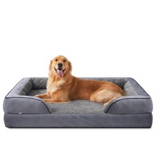 Orthopedic Dog Beds Large Sized, XL Washable Dog Sofa with Egg-Crate Foam, Wa...