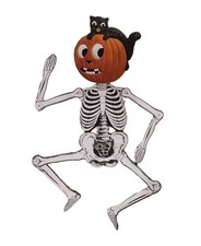Bethany Lowe Designs - Esqueleto colgante Jack & Cat - TF3255