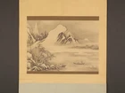 ts2270 Hanging Scroll "Snowy Landscape" by Kano Tanshin Morimichi