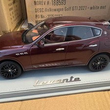 BBR 1:18 Scale Maserati Levante Red Brown Luxury SUV Diecast Car Model
