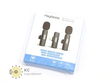 MayBesta Professional Wireless Lavalier Lapel Microphone for iPhone iPad