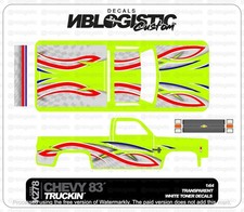 '83 CHEVY SILVERADO Custom WaterSlide Decal for hot wheels 1/64
