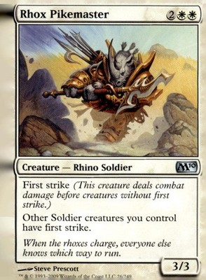 Magic 2010 (M10) #26 Rhox Pikemaster