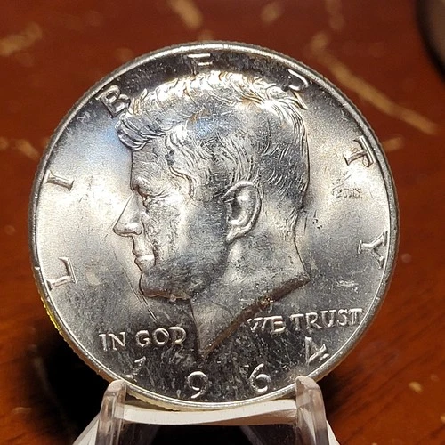 Choice BU 1964  Kennedy Half Dollar  90% Silver Uncirculated