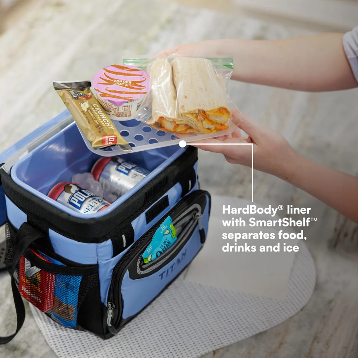 6 Quart Zipperless Soft Cooler Bag for Picnic Beach | eBay