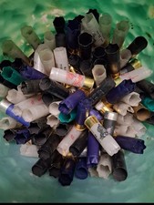 100 X Empty Various 12G Cartridges. Brass End. For Arts & Crafts / Decoration. 