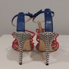 Nine West Monochrome Snake Strappy Heel 10W — photo 3
