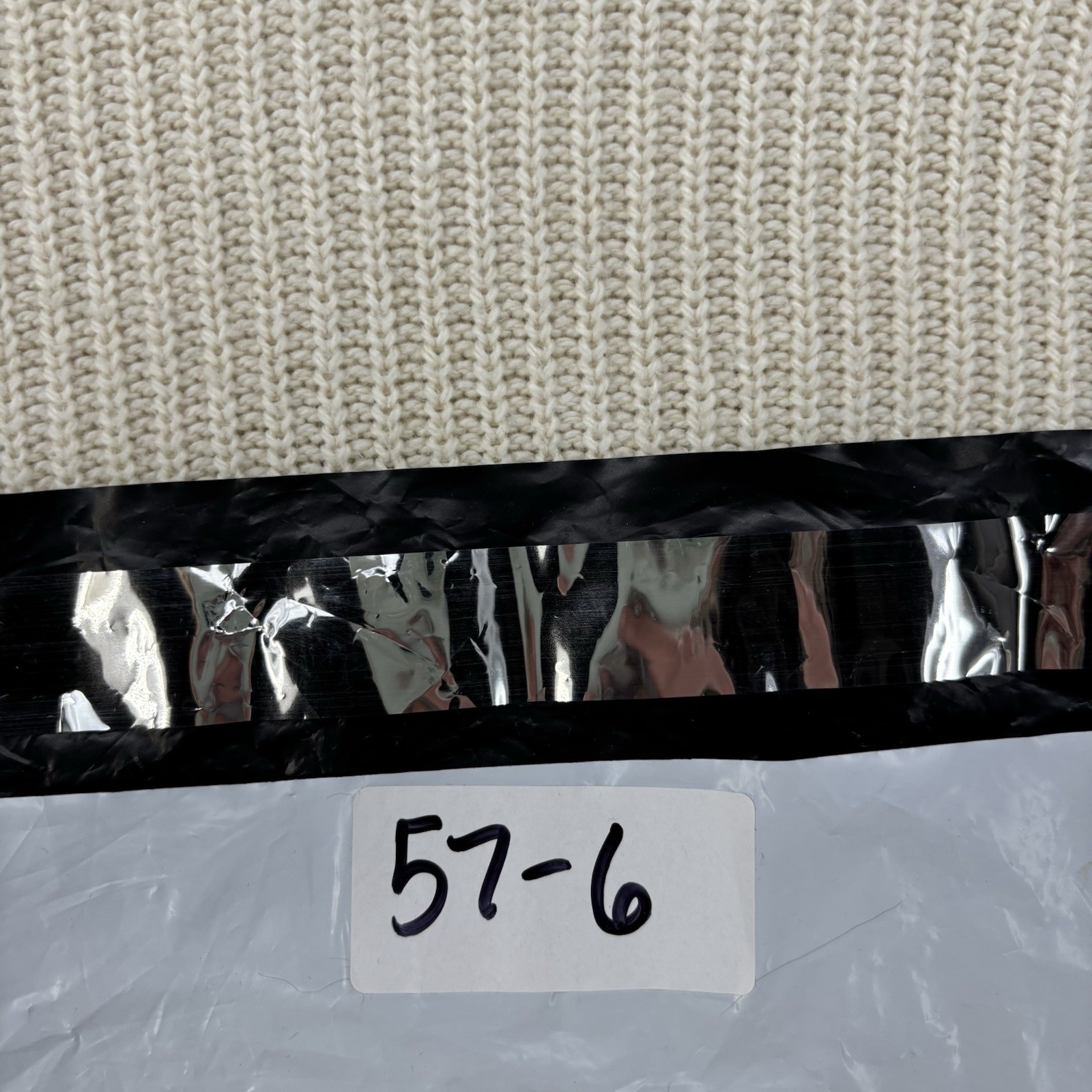 Madewell Ivory Patch Pocket Pullover Sweater Wome… - image 11