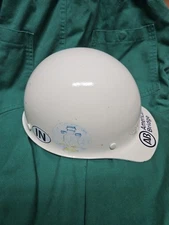Vintage Skullgard Hardhat Northwest Indiana Union Ironworker/Industry worn Msa 