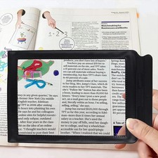 Large Magnifying Glass Hands Free With LED Light Magnifier Giant Reading sewing