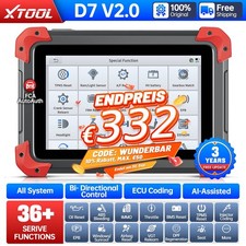 2026 XTOOL D7 V2.0 OBD2 Diagnosegerät ECU-Co...