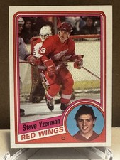 1984-85 TOPPS STEVE YZERMAN #49 ROOKIE CARD RC HIGH GRADE HOF DETROIT RED WINGS. rookie card picture