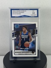2020-21 Panini Donruss Anthony Edwards Rated Rookie Card #201 Gem Mint 10