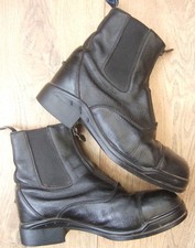 Ariat Heritage ~Black  Zip Paddock  /Jodhpur Boots~ Size 4.5 /5~VGC