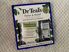 Dr. Teal's Relax  Relief Bath Set Epsom Salt  Foaming Bath Eucalyptus