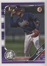 2019 Bowman Prospects Purple 97/250 Derian Cruz #BP-11 n1u
