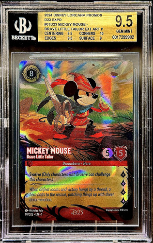 Mickey Mouse - Brave Little Tailor graded BGS 9.5 for sale on eBay