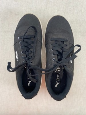 Puma Shoes Womens 7.5 Black Soft Foam Plus Sneakers Lace Up Comfort Athletic