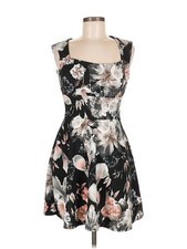 Boohoo Women Black Cocktail Dress 6