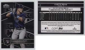 2024 Topps Chrome Black Rookie Design Variation Curtis Mead #27 Rookie RC