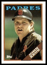 1988 Topps John Kruk San Diego Padres #596