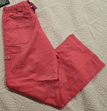 WonderWink WonderFlex 5108 Small PETITE Papaya Scrub Pant