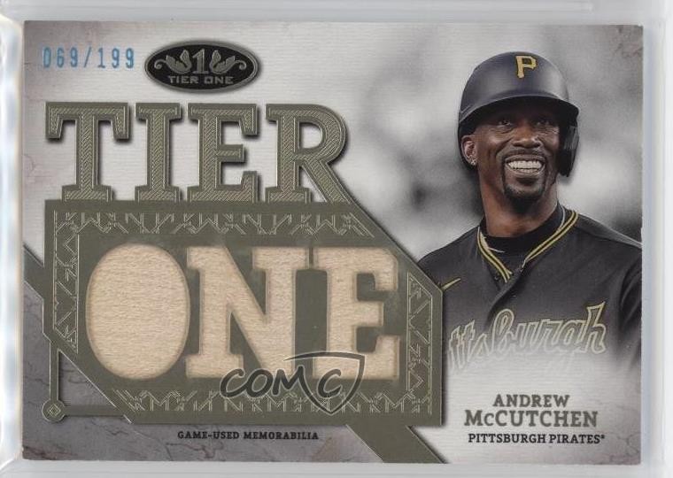 2024 Topps Tier One Relics Die-Cut 69/199 Andrew McCutchen #T1RD-AM 1co7