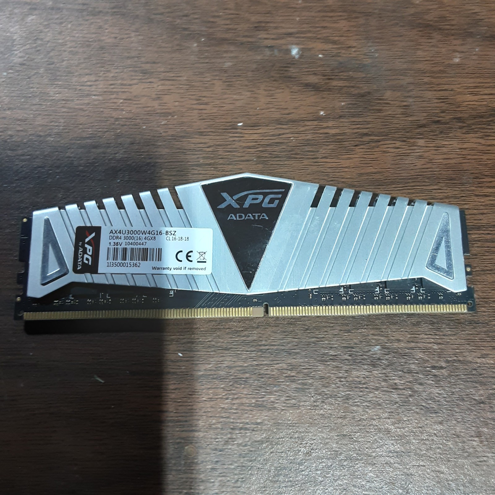 XPG ADATA 8GB (2x4GB) DDR4-3000MHz Desktop Memory Kit AX4U3000W4G16BSZ