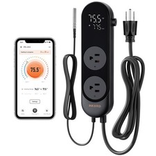 INKBIRD Bluetooth Digital Temperature Controller 1200W Heating Cooling Black