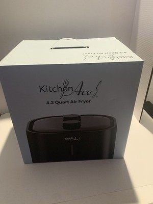 Kitchen Ace 4.2 Quart Air Fryer Black Brand New