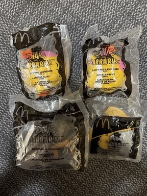 McDonald's 2004 Dave the Barbarian Happy Meal Toys Lot Of 4 (3 Different)