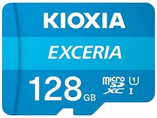 KIOXIA formerly Toshiba microSD Card 128GB UHS-I Class 10 Max Read Speed