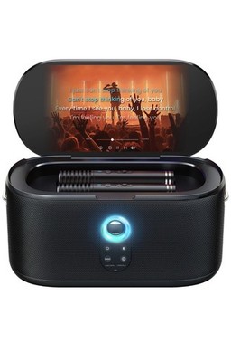 Ikarao Shell S1 Karaoke Machine, with Lyrics Display Screen & HDMI, 280W Speaker
