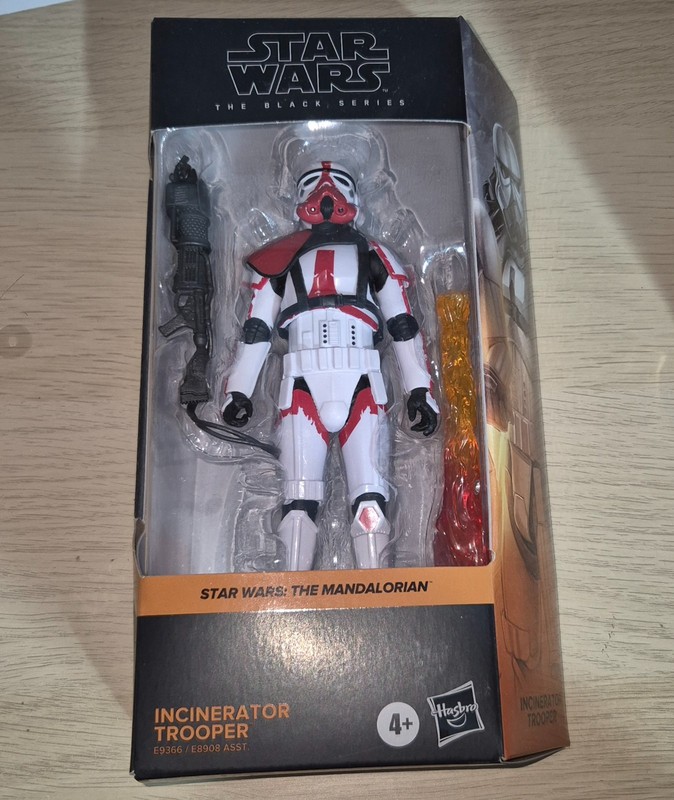 STAR WARS INCINERATOR TROOPER 6" BLACK SERIES FIGURE MANDALORIAN new sealed uk