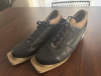 Vintage ESO Skywalk Touring Special Blue Skiing Shoes Made In Italy, Nordic 75mm