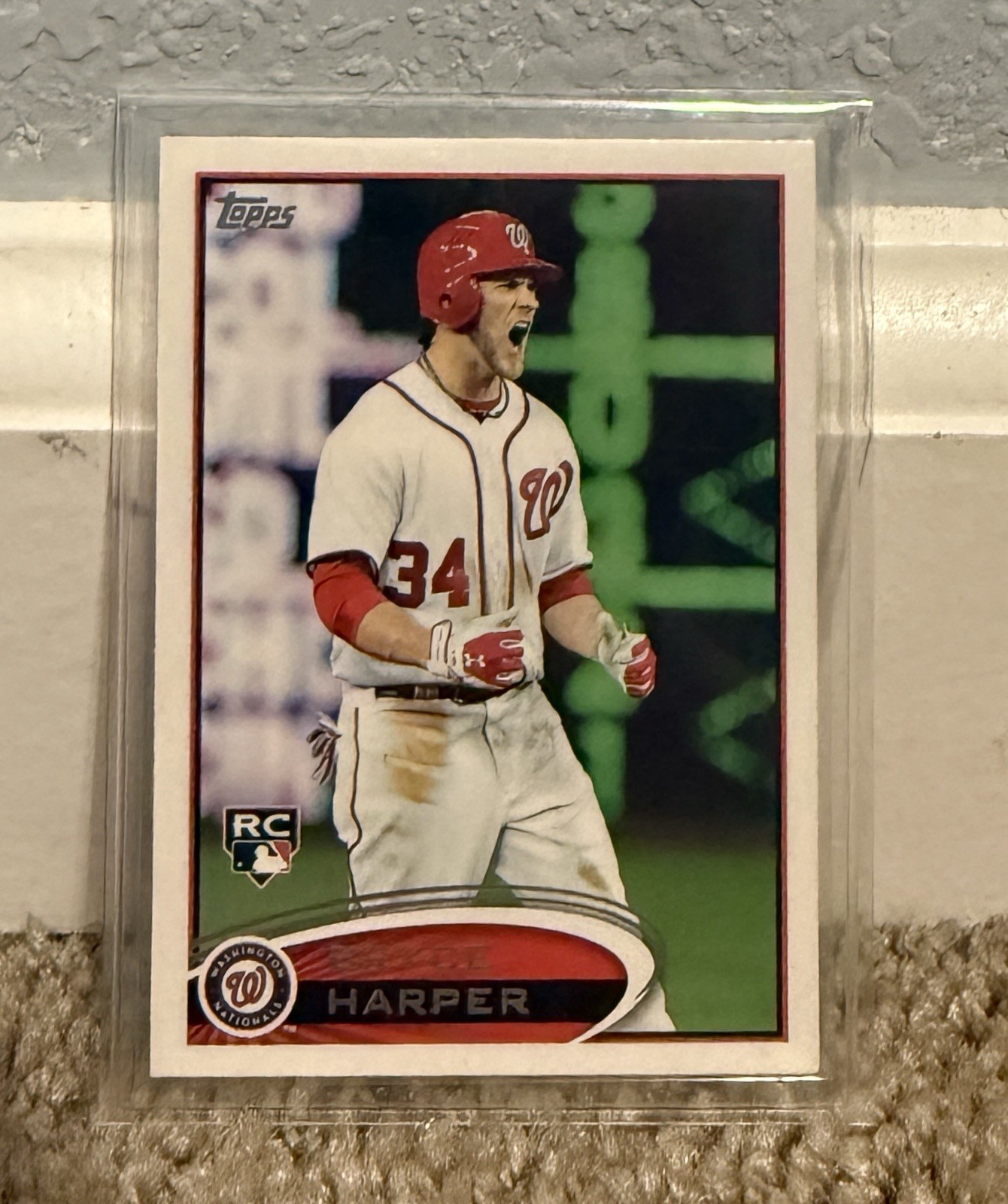 2012 Topps - Image Variation Bryce Harper #661 Screaming (RC)