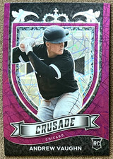 2021 Chronicles Crusade Velocity Purple Prizm Rookie Andrew Vaughn #15 White Sox