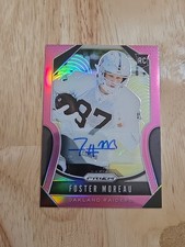 2019 Prizm FOSTER MOREAU Pink Prizm Autograph #372 Rookie Auto RC