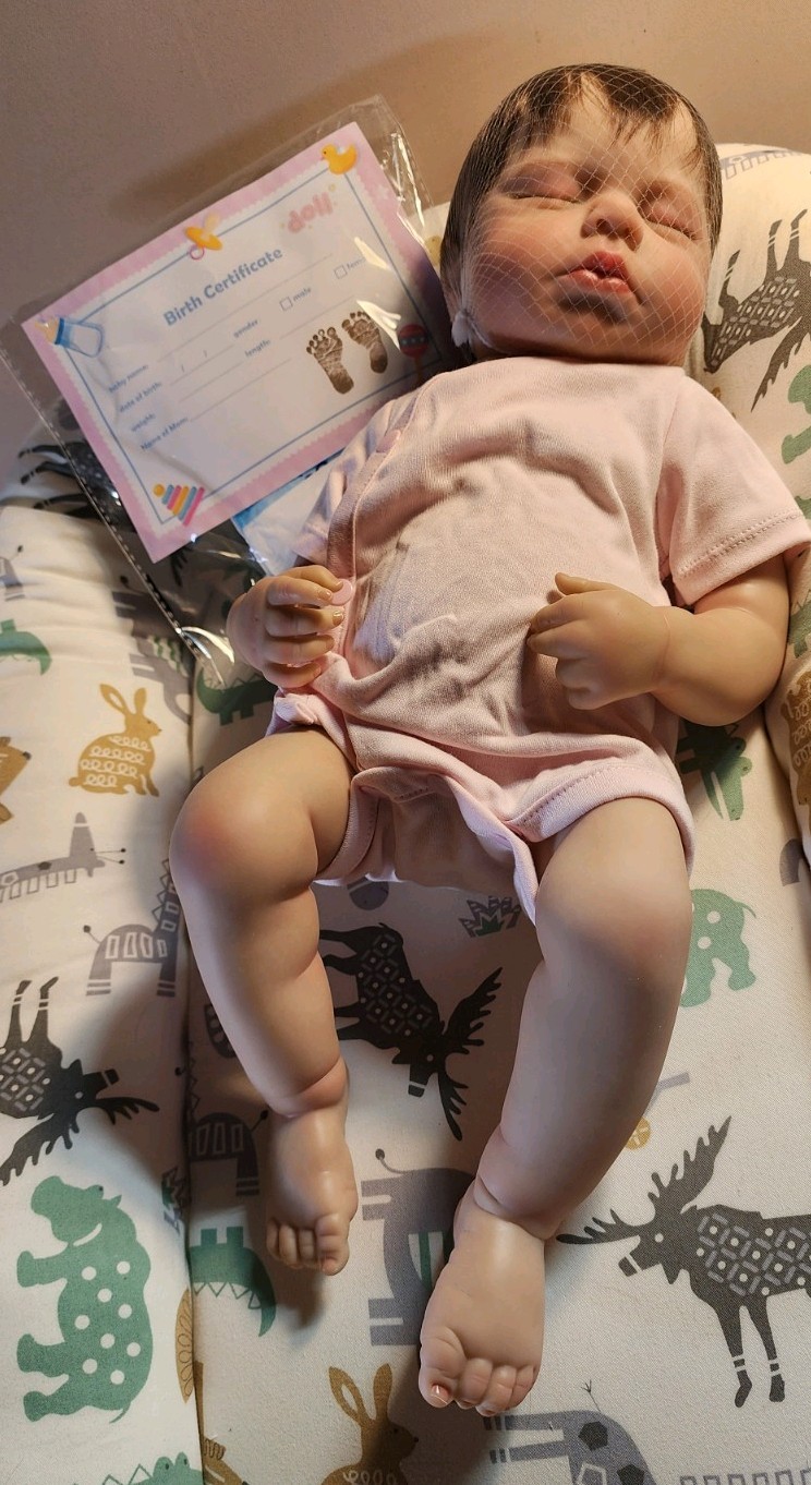 🎄Realistic 19" New Born Baby Doll Female Silicone-Vinyl  🎄🎅🎄