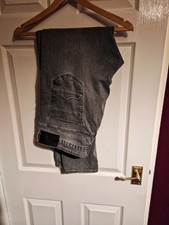Police 883 Grey Denim Jeans – Men’s Size 38R – Good Condition – Slim fit