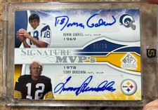 2009 Signature MVP's  Bradshaw / Gabriel  Numbered 2/10