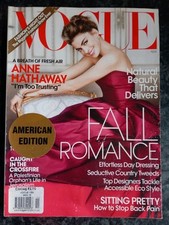 Vogue USA  - November 2010 - ANNE HATHAWAY Cover - Lovely smooth copy