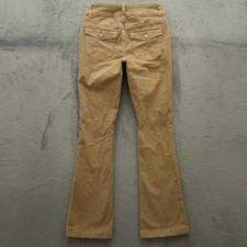 American Eagle Jeans Women's Size 2R Tan High-Rise Corduroy Kick Boot 31" Inseam