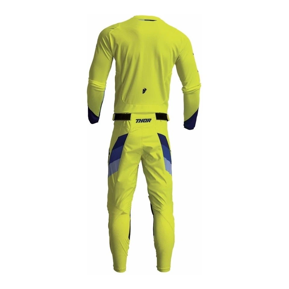 Motocross Set Thor Sector Atlas Kit MX Hose mit Shirt Crosshose Jersey gelb neon - Bild 3 von 4