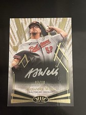 2022 Topps Tier One RC /10 Alexander  Wells Break Out Auto Silver Ink