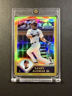2003 Topps Chrome - Sandy Alomar Jr. #399 Gold Refractor /449 White Sox  